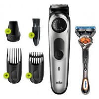 Recortadora De Barba Braun Bt5260 + Gillette F5