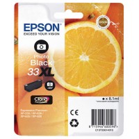 EPSON Expression Home XP-530/XP630/XP635/XP830 Cartucho Negro Foto 33XL