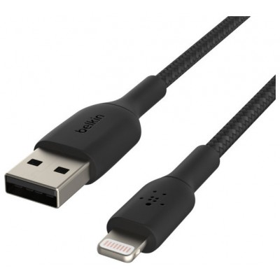 Cable Belkin Caa002bt1mbk Lightning Usb-a Trenzado