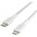 Cable Belkin Caa004bt1mwh Usb-c A Lightning Trenzado