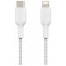 Cable Belkin Caa004bt1mwh Usb-c A Lightning Trenzado