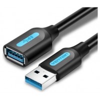 CABLE ALARGADOR USB 3.0 M/H 3 M NEGRO VENTION (Espera 4 dias)