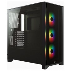 CAJA SEMITORRE ATX ICUE 4000X RGB TG BLACK CORSAIR (Espera 4 dias)