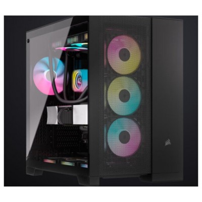 CAJA ATX SEMITORRE DUAL CORSAIR 6500D AIRFLOW CRISTAL