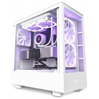 CAJA ATX SEMITORRE NZXT H5 ELITE BLANCA CRISTAL