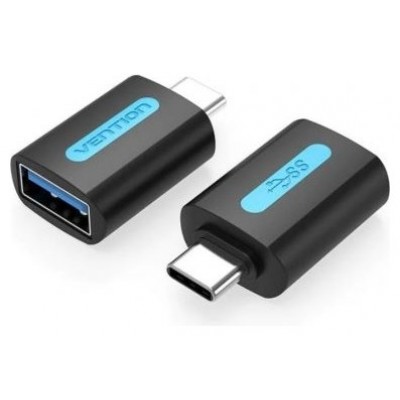 ADAPTADOR 3.0 USB-C/M A USB-A/H NEGRO VENTION (Espera 4 dias)