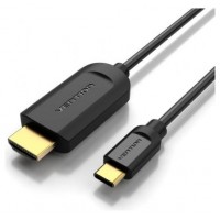 CONVERSOR 1.4 USB-C/M A HDMI/M 4K 2 M NEGRO VENTION (Espera 4 dias)