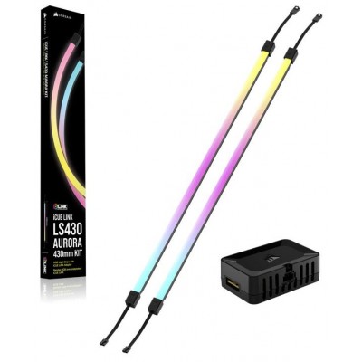 TIRAS DE LED CORSAIR ICUE LINK LS430 AURORA RGB 430MM