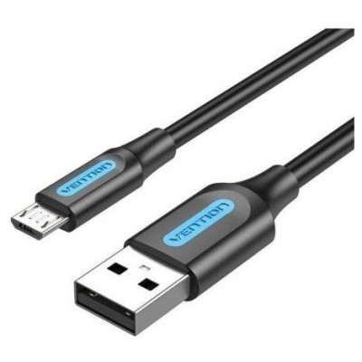 CABLE USB 2.0 A MICRO USB 3 M NEGRO VENTION (Espera 4 dias)