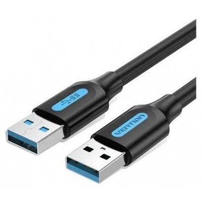 CABLE USB-A A USB-A M-M 2 M NEGRO VENTION (Espera 4 dias)