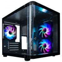 CAJA SEMITORRE/ATX COOLBOX GM100 VISION S/FUENTE (Espera 4 dias)