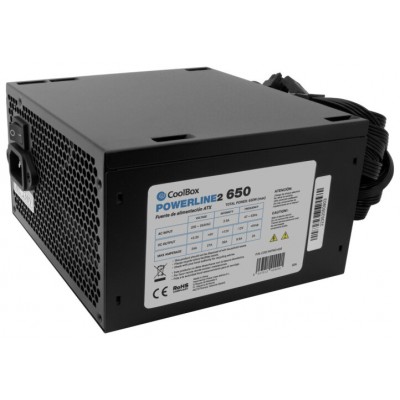 COOLBOX FUENTE DE ALIMENTACION ATX POWERLINE2 650W