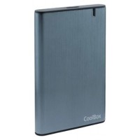 CAJA EXTERNA HDD/SSD 2.5"" SLIM USB3.0 GRIS COOLBOX (Espera 4 dias)
