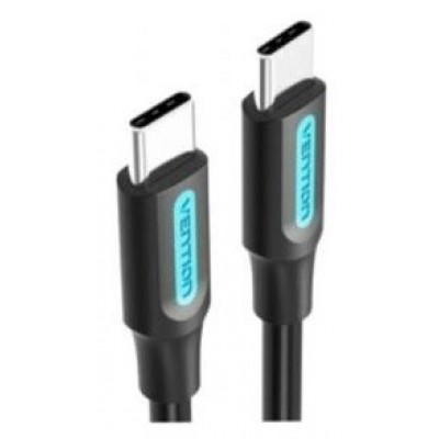 CABLE USB-C A USB-C 2 M NEGRO VENTION (Espera 4 dias)