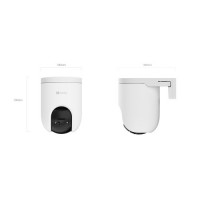 EZVIZ CAMARA DE VIGILANCIA H8C PRO 5MP 3K BLANCO