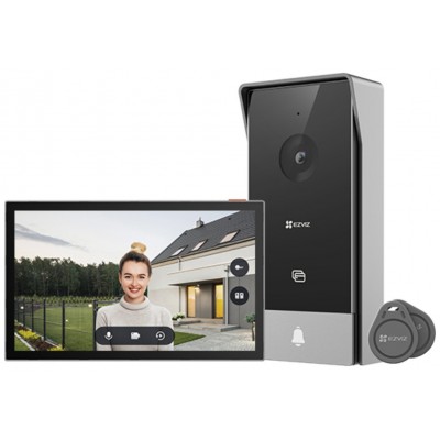 EZVIZ HP5 sistema de intercomunicación de video 17,8 cm (7") Negro, Plata (Espera 4 dias)