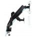 Tooq Soporte mesa DB1434TNR-B 2 brazos 13-34"