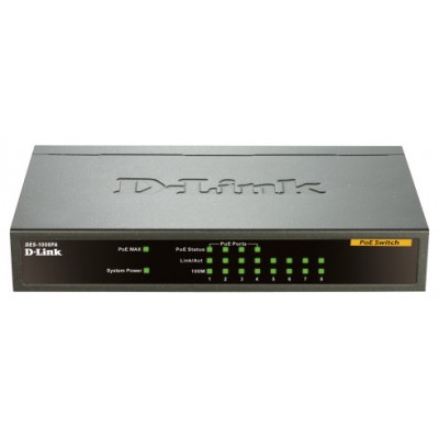 Switch No Gestionable D-link Des-1008pa 8p Ethernet