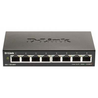 SWITCH D-LINK  8P DGS-1100-08V2/E 10/100/1000