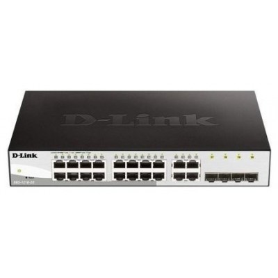 SWITCH SEMIGESTIONABLE D-LINK DGS-1210-20/E 16P GIGABIT + 4xSFP Combo (Espera 4 dias)