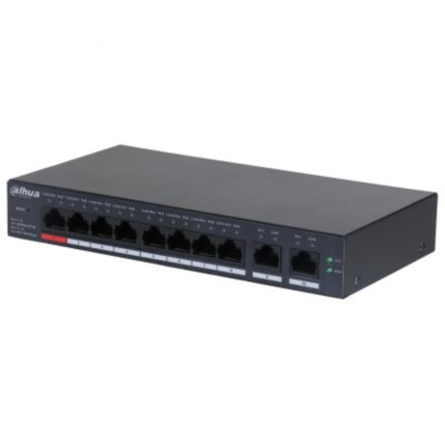 (DH-CS4010-8ET-110) DAHUA SWITCH 10 PUERTOS CLOUD MANAGEMENT 8 POE (Espera 4 dias)