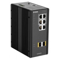 SWITCH INDUSTRIAL D-LINK DIS-300G-8PSW 4P POE + 2P