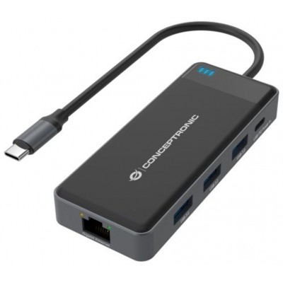 Docking Usb-c Conceptronic Donn14g A 2xhdmi 1xusb-c Pd