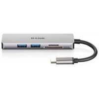HUB D-LINK USB-C 5EN1 CON HDMI / 2xUSB3.0 / LECTOR DE TARJETAS (Espera 4 dias)