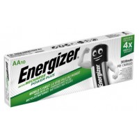 PACK 10 PILAS RECARGABLES POWER PLUS NH15 - HR6 AA 2000mAh 1,2V ENERGIZER E300626804 (Espera 4 dias)