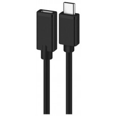 CABLE ALARGADOR USB 2.0 EWENT USB-C MACHO USB-C HEMBRA 1,8m NEGRO