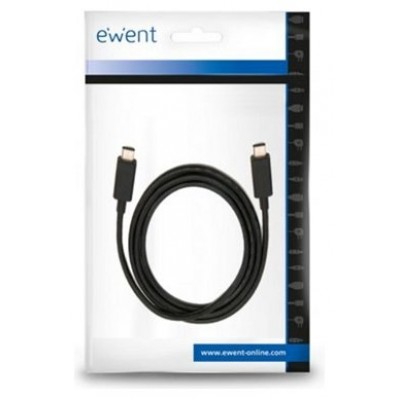 CABLE USB 3.2 EWENT GEN1 TYPE C SUPERSPEED 10GBPS 5A VIDEO DISPLAY 4K 60HZ 1M