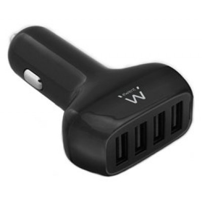 CARGADOR DE COCHE EWENT EW13544 PUERTOS USB2.0 50W (Espera 4 dias)