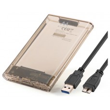 Ewent EW7069 caja para disco duro externo Caja externa para unidad de estado sólido (SSD) Transparente 2.5" (Espera 4 dias)