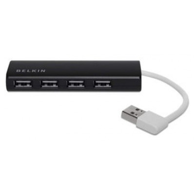 Hub Usb 2.0 Belkin F4u042bt A 4xusb-a 2.0 Color Negro