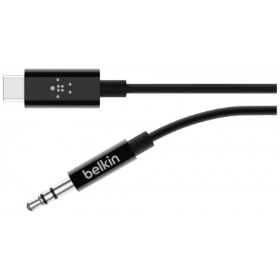 Cable Belkin F7u079bt06-blk Usb-c A Jack 3,5 Mm Color