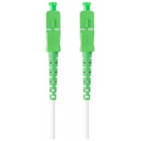 CABLE DE FIBRAOPTICA LANBERG 50M MONO SC/APC-SC/APC SIMPLEX G657A2 LSZH BLANC