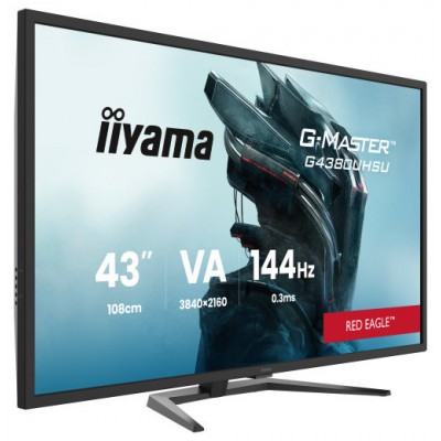 MONITOR IIYAMA, 42,5 PULGADAS G-MASTER G4380UHSU-B1 PANTALLA PARA PC 108 CM 3840 x 2160 PIXELES 4K ULTRA HD LED NEGRO (Espera 4 dias)
