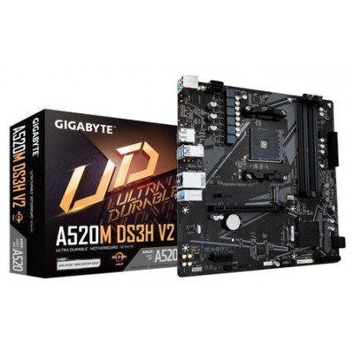 PLACA GIGABYTE A520M DS3H V2 AMD AM4 4DDR4 HDMI (Espera 4 dias)