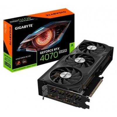 TARJETA GRAFICA GIGABYTE RTX 4070 SUPER WINDFORCE OC 12GB