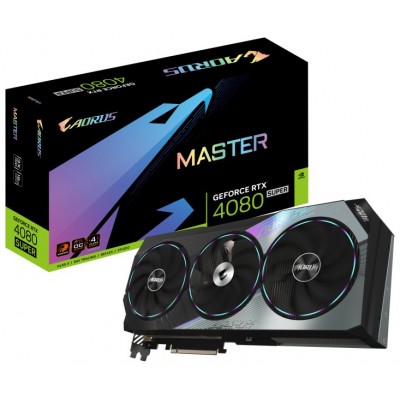 Gigabyte AORUS GeForce RTX 4080 SUPER MASTER 16G NVIDIA 16 GB GDDR6X (Espera 4 dias)