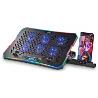 SOPORTE DE REFRIGERACION PARA PORTATIL HERO NEGRO RGB NGS (Espera 4 dias)