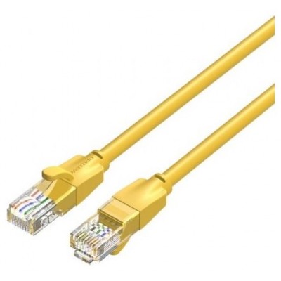 CABLE DE RED LATIGUILLO RJ45 UTP CAT6 AWG26 1 M AMARILLO VENTION (Espera 4 dias)