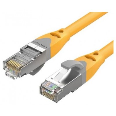 CABLE DE RED LATIGUILLO RJ45 CAT.6A SFTP AWG27 1 M AMARILLO VENTION (Espera 4 dias)