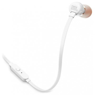 Auricular Jbl Tune T160 White Microfono Integrado Jack