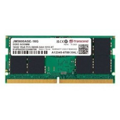 Sodimm 16gb 5600mhz Ddr5 Transcend 1.1v Cl40 1rx8