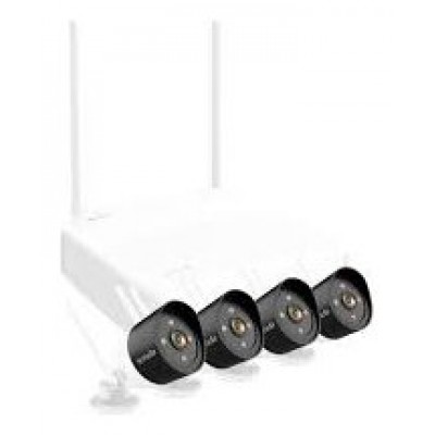 Tenda K4W-3TC - Kit de videovigilancia - 4 canales - 4