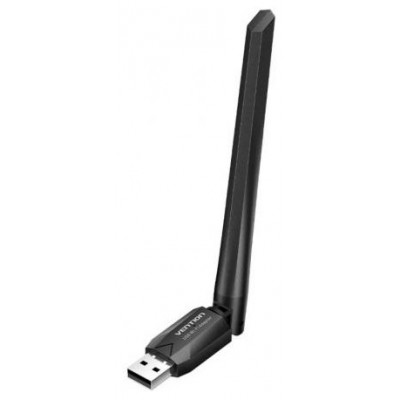 ADAPTADOR USB-A WIFI 650Mps INCLUYE DRIVERS NEGRO VENTION (Espera 4 dias)