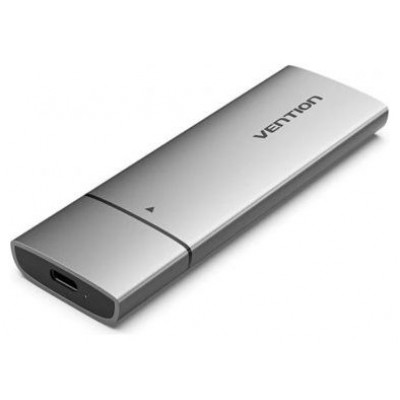 CAJA EXTERNA SSD M.2 SATA USB 3.1 SIN TORNILLOS GRIS VENTION (Espera 4 dias)