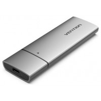 CAJA EXTERNA SSD M.2 NVMe USB 3.1 GEN2 SIN TORNILLOS GRIS VENTION (Espera 4 dias)