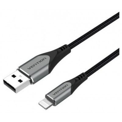 CABLE 2.0 USB A LIGHTNING 2 M GRIS VENTION (Espera 4 dias)